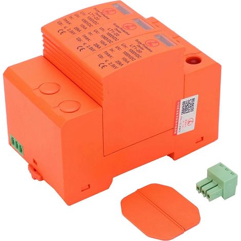 Überspannungsschutzgerät für Photovoltaikanlagen mit Fernsignal, 3-polig, 20 kA, 1000 V DC