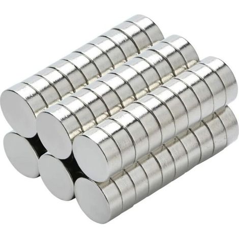 50 Stück N35-Neodym-Vollmagnete – 8 x 3 mm – Kreisförmige Scheiben – Supermagnete – Crezuo