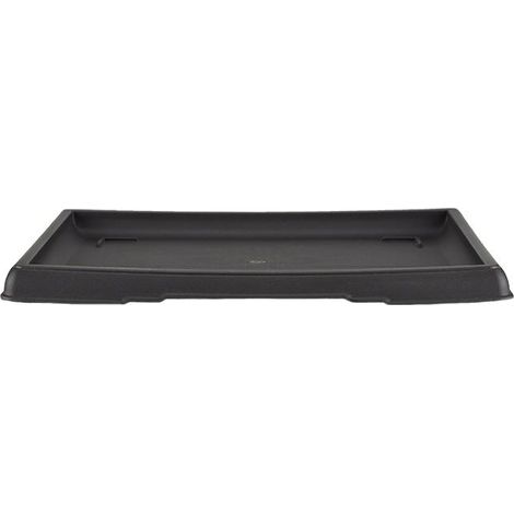 Sottovaso Cinese rettangolare in plastica nera per bonsai 30x20,5x1,5 cm - PL36S (1/2)