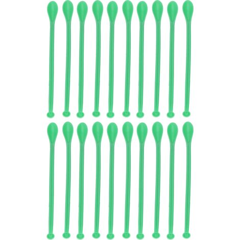 20PCS Double Ended Medicine Spoon Mini Plastic Sampling Medicine Spoons for Laboratory (1/5)