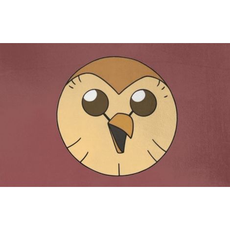 Fußmatte im Eulen-Design, 40 x 60 cm, niedlich bedruckt mit Cartoon-Motiven, Fußmatte, Haus