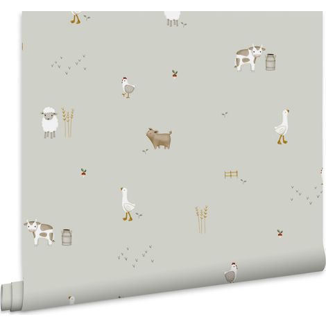 Little Dutch Vliestapet Little Farm 10mx52cm (1/5)