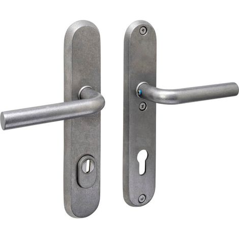 Quincaillerie de porte arrière ovale Aurano PC 92mm acier inoxydable roulé - 0034.378749 (1/2)