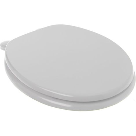 Five Simply Smart – Abattant WC en MDF – Fixations réglables pour installation facile – Dimensions L. 47 x l. 36 x H. 4 cm – Confort et durabilité