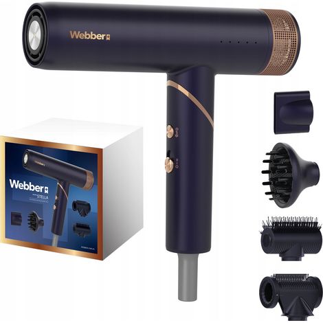 STELLA WEBBER 2000W 4-in-1 Haartrockner mit Ionisation und Temperaturregelung (1/5)