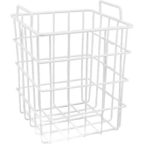 Ortviai Panier de rangement en fil métallique pour congélateur – Hauteur 385 mm, capacité élevée, revêtement PE (1/5)