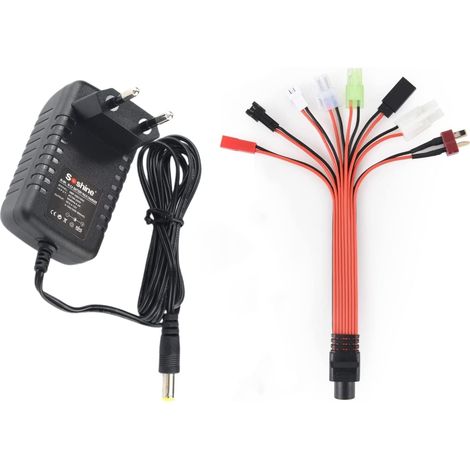 Universel Chargeur Batterie RC pour 2.4V-12V (2S-10S) NIMH (1/5)