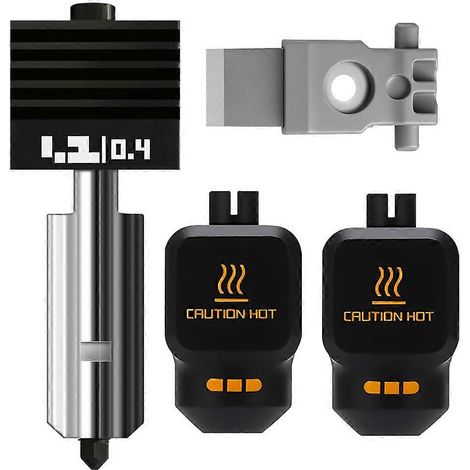 0,4-mm-Hotend für Bambu Lab P2S (mit 2 Silikonsocken und 1 P2S-Filamentschneider) – Düse aus gehärtetem Stahl für P2S-3D-Drucker (1/5)