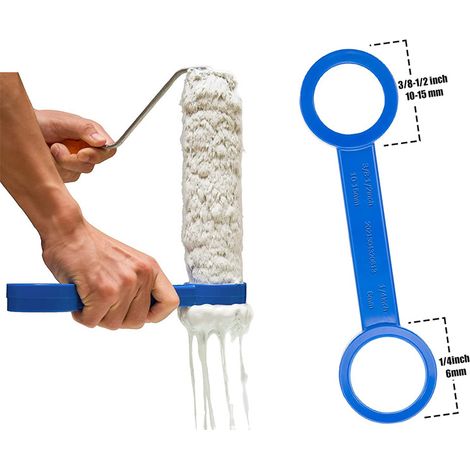 4 nettoyeurs de manchon à peinture – Décapeur de rouleau – Outil de lavage pour bombes d’enduit