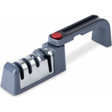 Affûteurs manuels pliable, aiguiseur couteaux professionnel 4 en 1, Aiguiseurs de couteaux de cuisine et de ux avec diamants, acier au tungstène, céramique pour types de couteaux (1/5)
