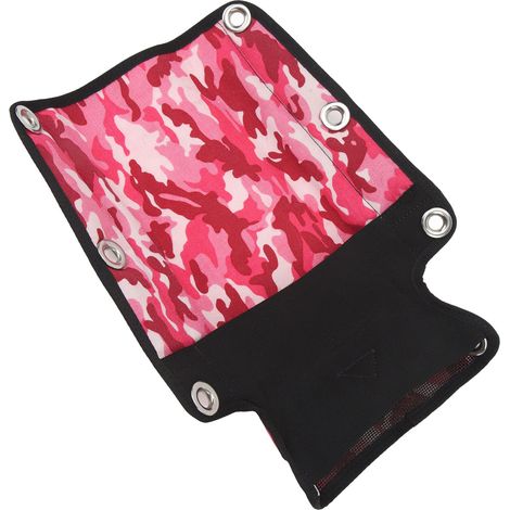 Coussin de dossier de plongée, plaque dorsale de plongée, coussin de dossier pour gilet stabilisateur de plongée technique OMS pour HOLLIS, camouflage rose (1/5)