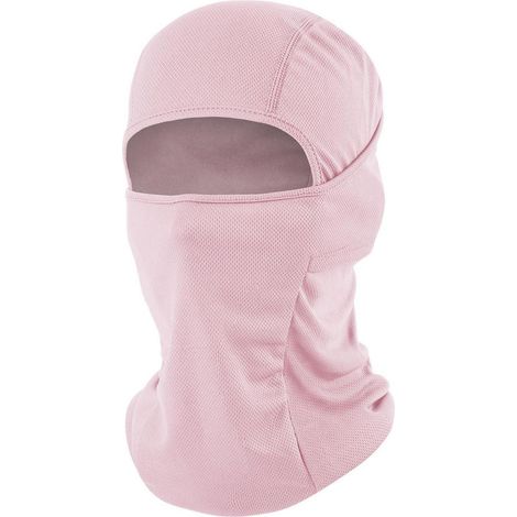 Sturmhaube Balaclava mit UV-Schutz, atmungsaktiv, helmkompatibel, Hellrosa (1/5)