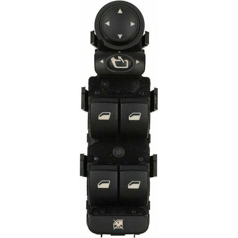 Interruttore alzacristalli elettrico lato guidatore sinistro compatibile con Citroën C5 I II C8 -Crezuo