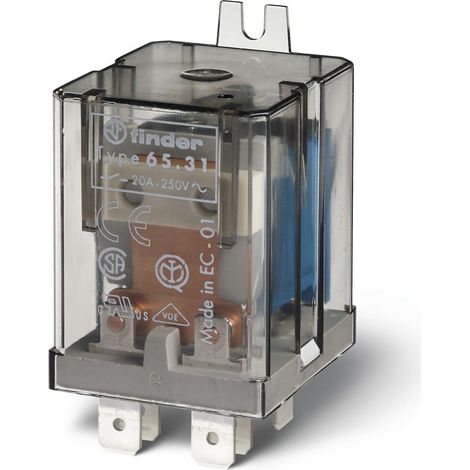 Relais de puissance 1NO 30A 48V AC Faston 250 335797 FINDER 653180480309