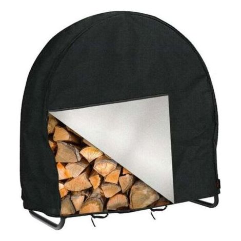 Couverture de support de bois de chauffage, couverture de meubles de terrasse de jardin extérieure Couverture de bois de chauffage imperméable et antipoussière,24inch (1/5)