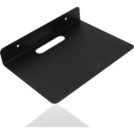 1 Étagère Murale, Alliage D'aluminium, Finition Brillante, Support Routeur Wi-Fi, Décodeur TV, Salon Bureau