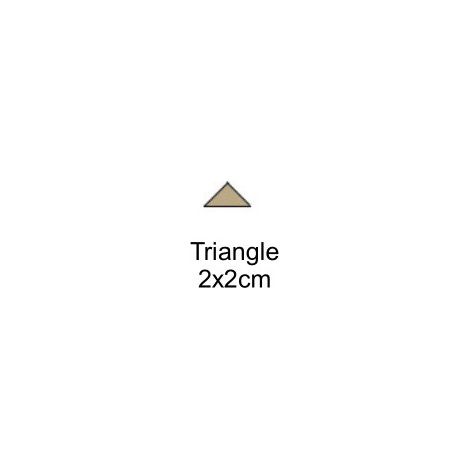 Carrelage VICTORIAN FORMS - 07 - Light grey.Triangle 2cm - attention prix à l'unité /  boite de 25 unités