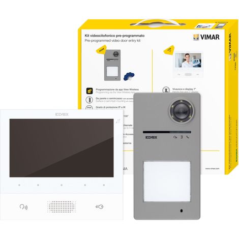 VIMAR - K40505.R Kit videocitofonico m/bif.TAB 7 b.+40170