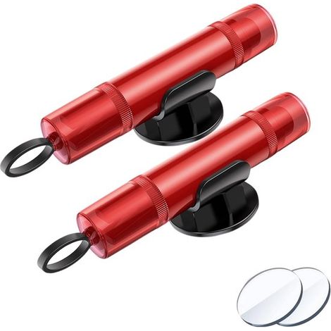 Kit de 2 marteaux de sécurité universels pour voiture avec coupe-ceinture et brise-vitre (1/5)