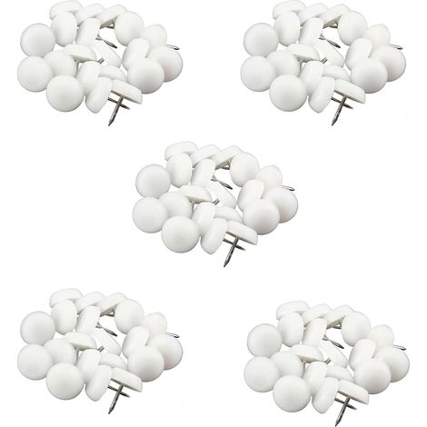 Pack of 200 felt pads, 20 mm thick, for furniture, chairs, tables (1/2)