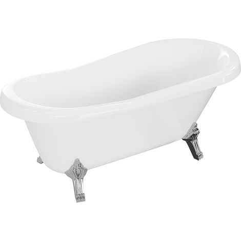 Mexen Retro baignoire autonome 150 x 73 cm, Blanc, pieds Chrome - 53251507300-00 (1/5)