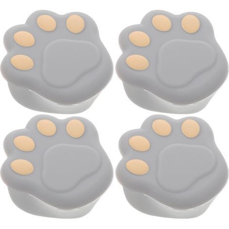 Lot de 4 Protections d'angle de Meuble en Silicone Gris Protecteur de Bord de Table Anti-Collision pour Bébé Sécurité des Coins de Table et Meubles Protection d'angle Souple (1/5)