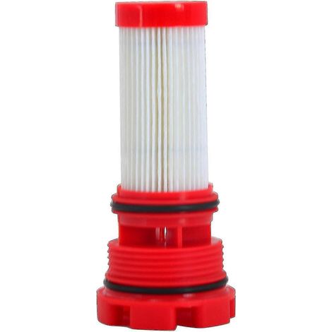 Filtre à carburant rouge neuf compatible avec les moteurs Mercury Optimax/Verado 8M0020349 884380T (1/5)