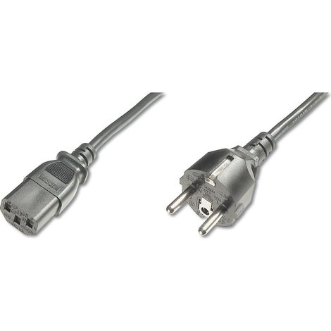 Digitus Câble d'alimentation Alimentation IEC 60320 C13 Alimentation CEE 7/7 1,2 m Noir