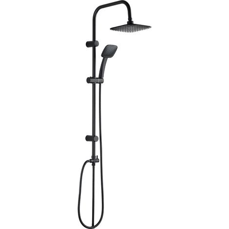 Colonne de douche Ondo - Noire - Design ergonomique - Installation facile - Accessoires de salle de bain (1/4)