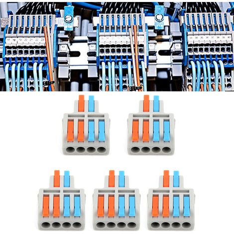 Hebelkabelverbinder (5 Stück), Schnellverbinder, Steckverbinder, PCT42/62PCT-42 (1/5)