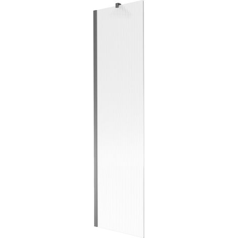 Mexen Next paravento da vasca 1-anta 50 x 150 cm, strisce, gun metal - 895-050-000-00-09-95 (1/5)