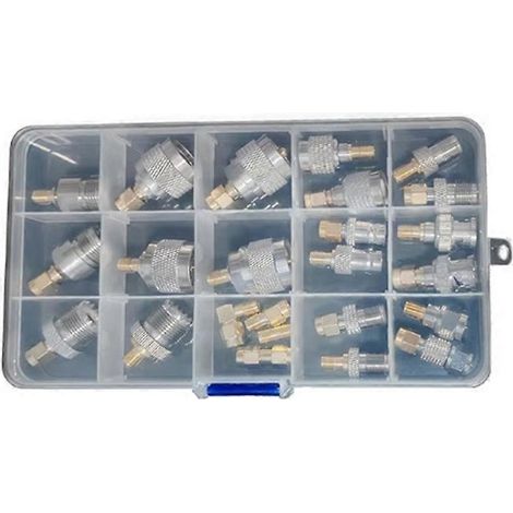 Kit adaptateur coaxial RF SMA 24 pièces, connecteurs SMA mâle/femelle vers TNC UHF BNC NF pour câble coaxial, kit convertisseur d'antenne radio Wi-Fi (1/5)