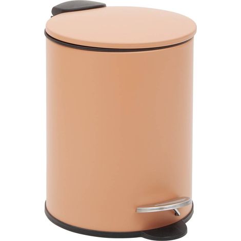 Cubo de basura colorama redondo de 2,7 l, color rosa - 5five (1/5)