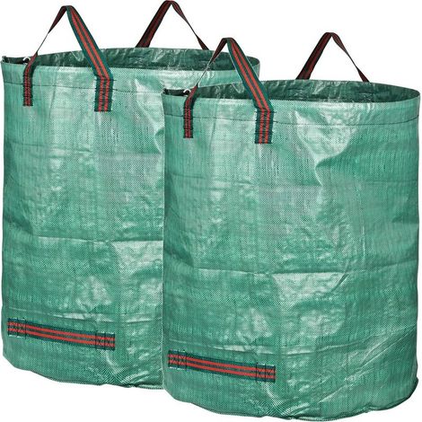 2X Sacs de Jardin 300L indéchirables 67cm x 84cm (1/4)