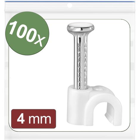 Quadrios 24CA417 Cavalier 24CA417 Plage de Ø du faisceau 2 à 4 mm blanc 100 pc(s)