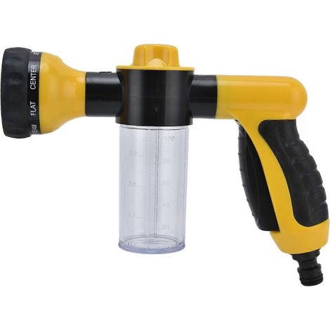 Pulvérisateur à eau haute pression avec tube télescopique et fonction bulles pour l'arrosage des fleurs et le nettoyage des véhicules