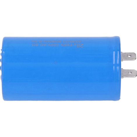 CBB60 28µF 350VAC 2-poliger Anlaufkondensator für Luftpumpen, Kompressoren und Generatoren 50/60Hz (1/5)