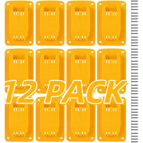 Lot de 12 porte-outils électriques compatibles avec 20 V, 12 V (1/5)