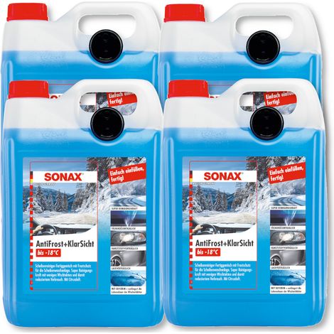SONAX AntiFrost plus Klarsicht bis -18 C° Citrus 20 l Scheibenwaschmittel