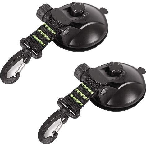 2 Saugnapf-Autoanker mit Haken, seitliche Markise für Campinggepäck (1/5)
