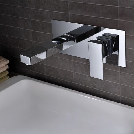 IMEX - grifo monomando lavabo empotrado cromado (1/2)