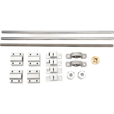 SC8UU Linearführung + KP08 Halterung + 8 mm 350 mm Gleitblock für 3D-Druck und Gravur