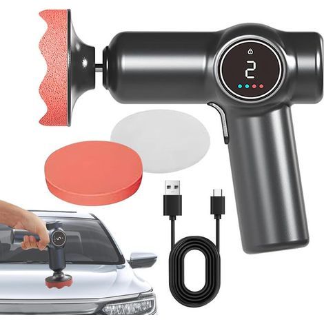 Car polishing machine - Portable polishing and waxing machine, suitable for motorhomes and windows (1/5)