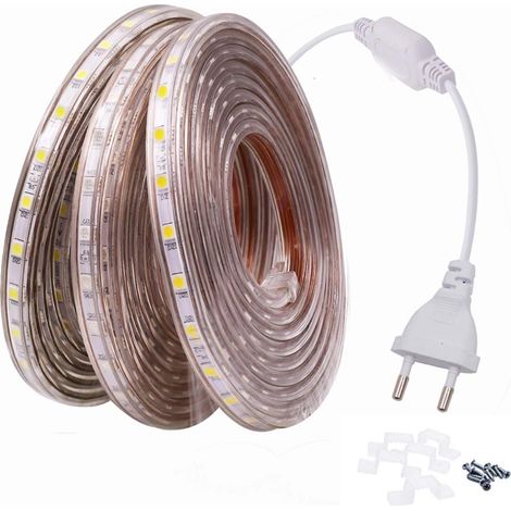 LED Strip Light 15 m Warm White, 220 V 230 V, 60 LEDs/m Strip, IP65 Waterproof (1/5)