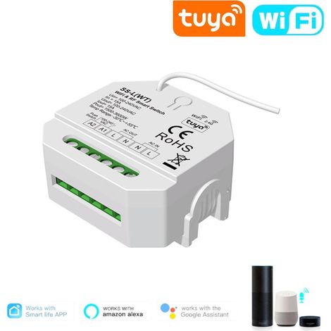 Tuya Switch con Relè per Carichi AC da 15A Smart WiFi ed RF (1/4)