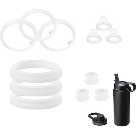 Adecuado para accesorios de juntas de silicona Takeya, compatible con anillos de sellado para vasos de agua de 24/32/40/64 oz (1/4)