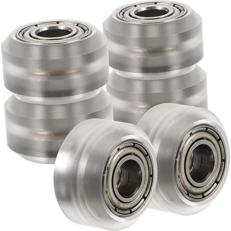 6 pièces Lot de Poulies Plastique avec Roulement pour Imprimante Roue Passive Pom Compatible Machines de Gravure (1/5)