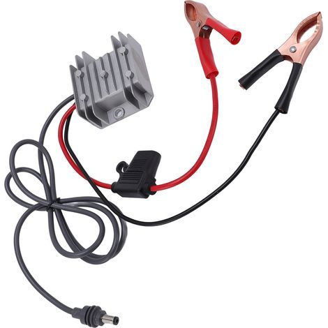 Portable 12-24V to 30V 3.5A Power Converter - with Alligator Clips for Satellite Antenna (1/5)