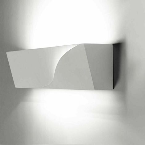 Applique in gesso dal design moderno forma Rettangolare attacco per lampadine G9