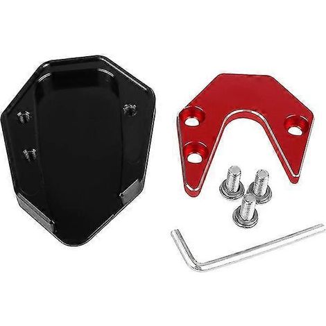 Seitenständer-Verlängerungsplatte für Suzuki GW250, GSX250R, GSX 250 R (2021–2022), DL250 Motorrad – rot – ohne Logo